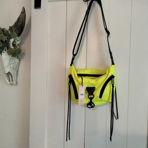 Neon yellow purse Rebecca Minkoff